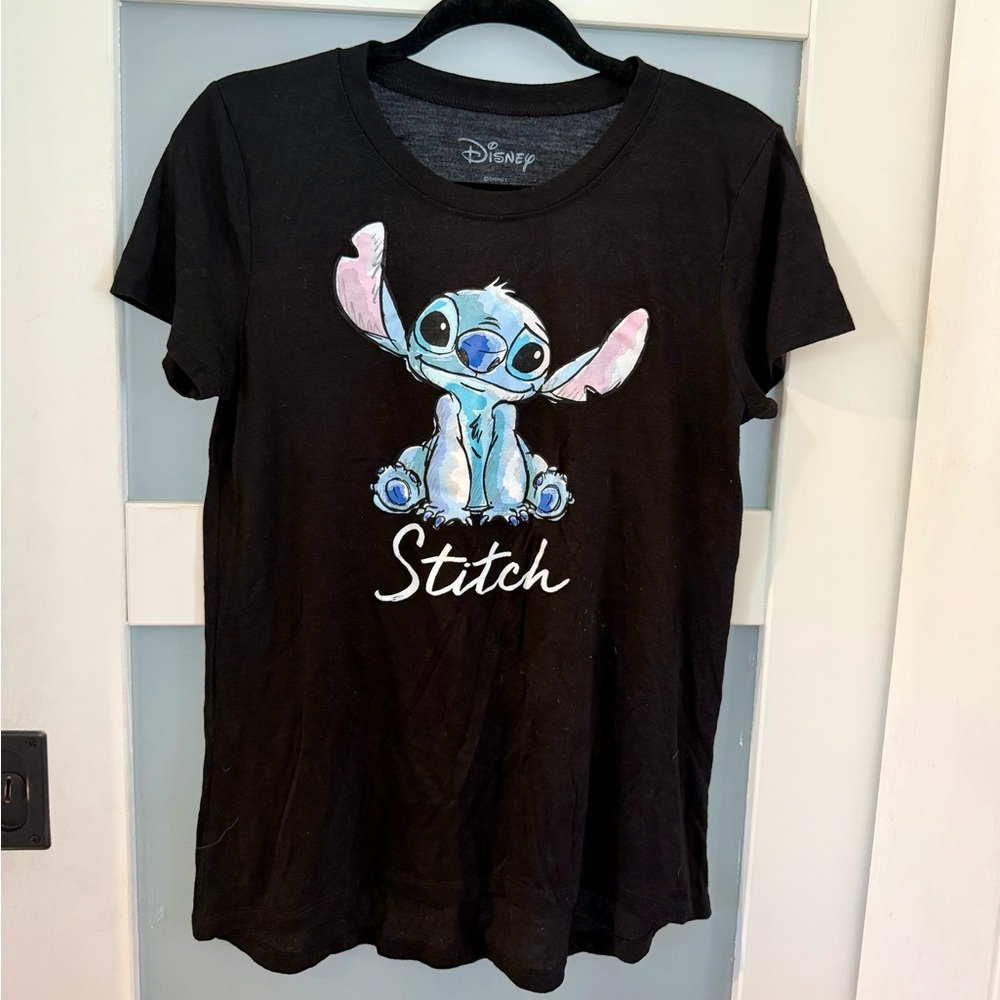 Black Disney Stitch T-Shirt